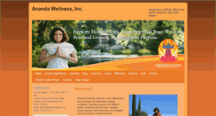 Desktop Screenshot of anandawellness.org